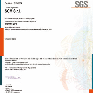 Certificazione ISO 9001